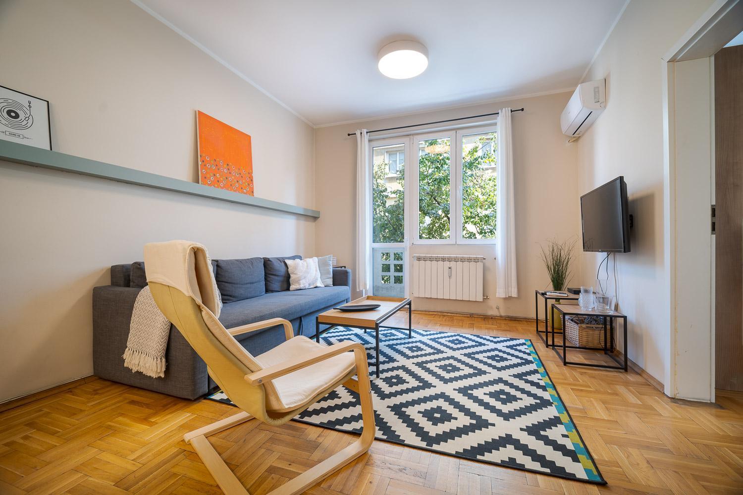 Cozy 1 Bdrm, Center, Solunska Near Vitoshka Street
